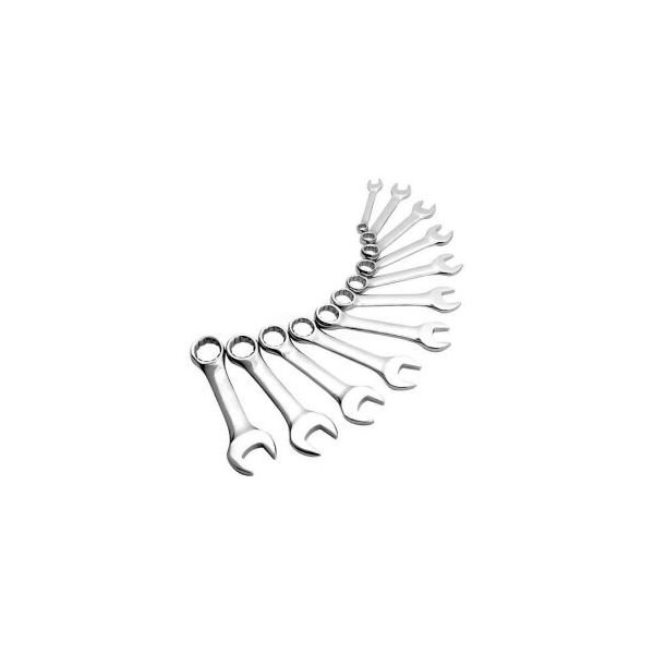 Sunex Sunex Tools 9930 11 PC. Full Polish 3/8"-1" SAE Stubby Combination Wrench Set W/ Carry Case 9930 - main